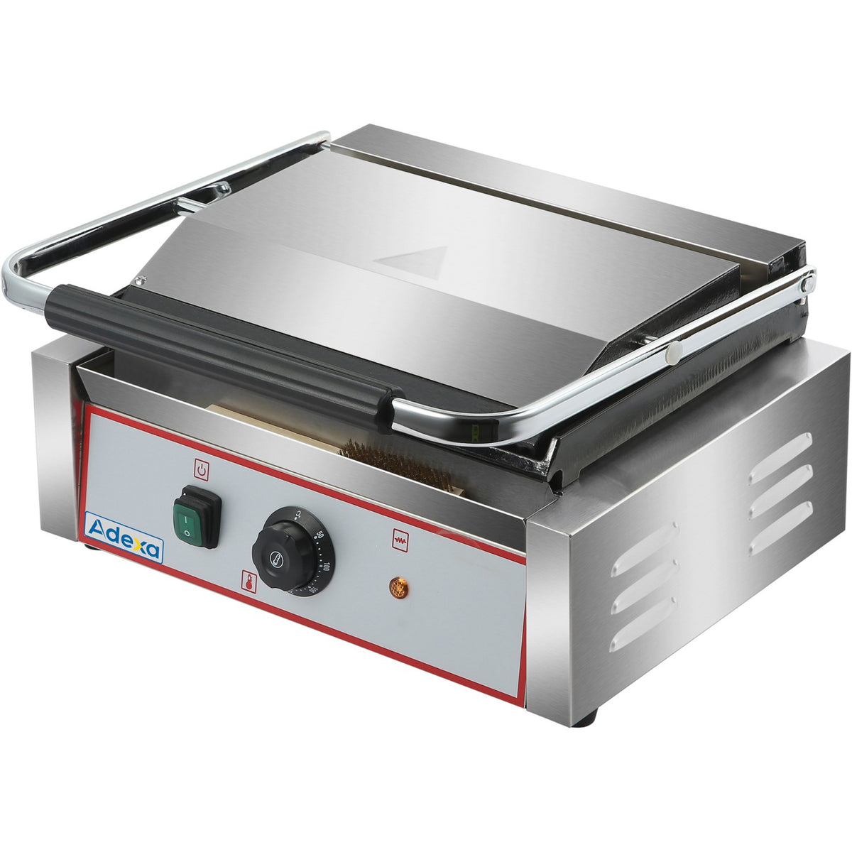 Heavy Duty Large Panini Contact grill Ribbed/Smooth 2.2kW - HEG811EA