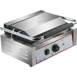 Heavy Duty Large Panini Contact grill Ribbed/Smooth 2.2kW - HEG811EA