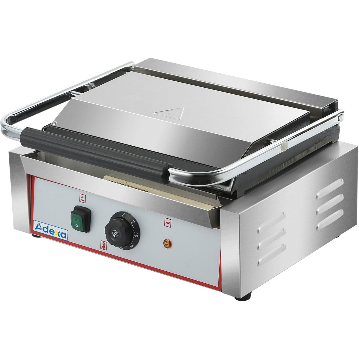 Heavy Duty Large Panini Contact grill Smooth 2.2kW - HEG811EB