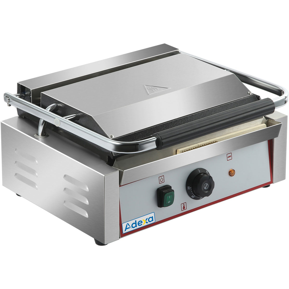 Heavy Duty Large Panini Contact grill Smooth 2.2kW - HEG811EB