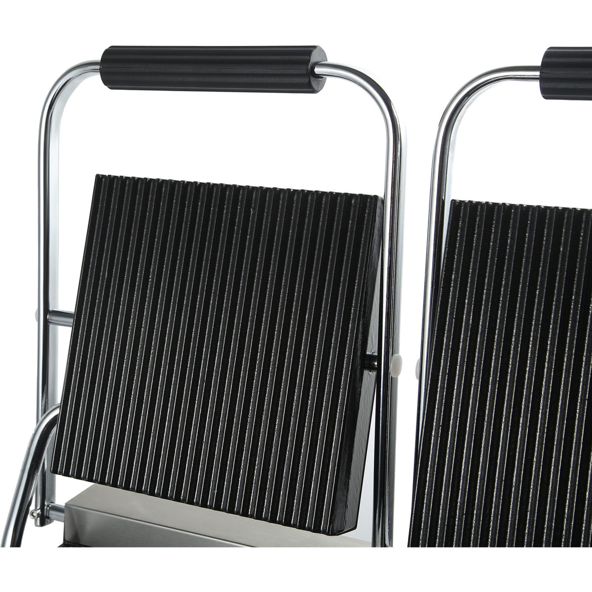 Heavy Duty Twin Panini Contact grill Ribbed 3.6kW Dual Zone - HEG813