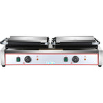Heavy Duty Twin XL Panini Contact grill Ribbed/Smooth 4.4kW Dual Zone - HEG813EA