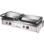 Heavy Duty Twin XL Panini Contact grill Smooth 4.4kW Dual Zone - HEG813EB
