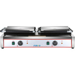 Heavy Duty Twin XL Panini Contact grill Smooth 4.4kW Dual Zone - HEG813EB