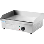 Commercial Griddle Smooth 550x400x240mm 3kW Electric - HEG818