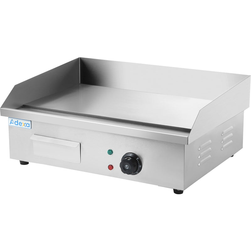 Commercial Griddle Smooth 550x400x240mm 3kW Electric - HEG818