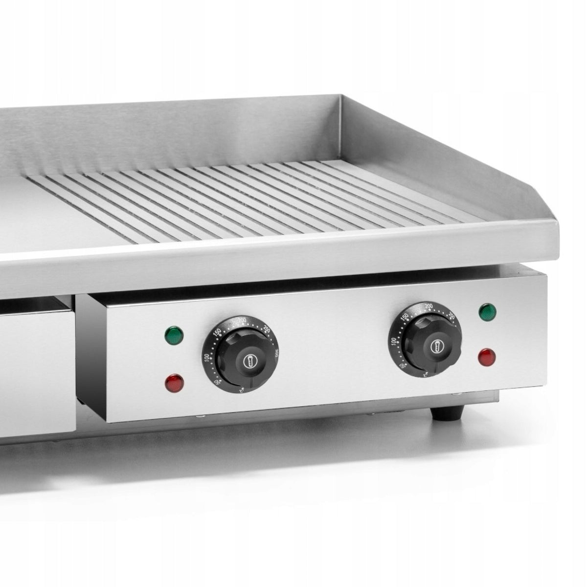 Commercial Griddle Smooth/Ribbed 730x470x240mm 4.4kW Electric - HEG822
