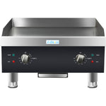 Commercial Griddle Smooth 610x620x360mm 8kW Electric - HEG824