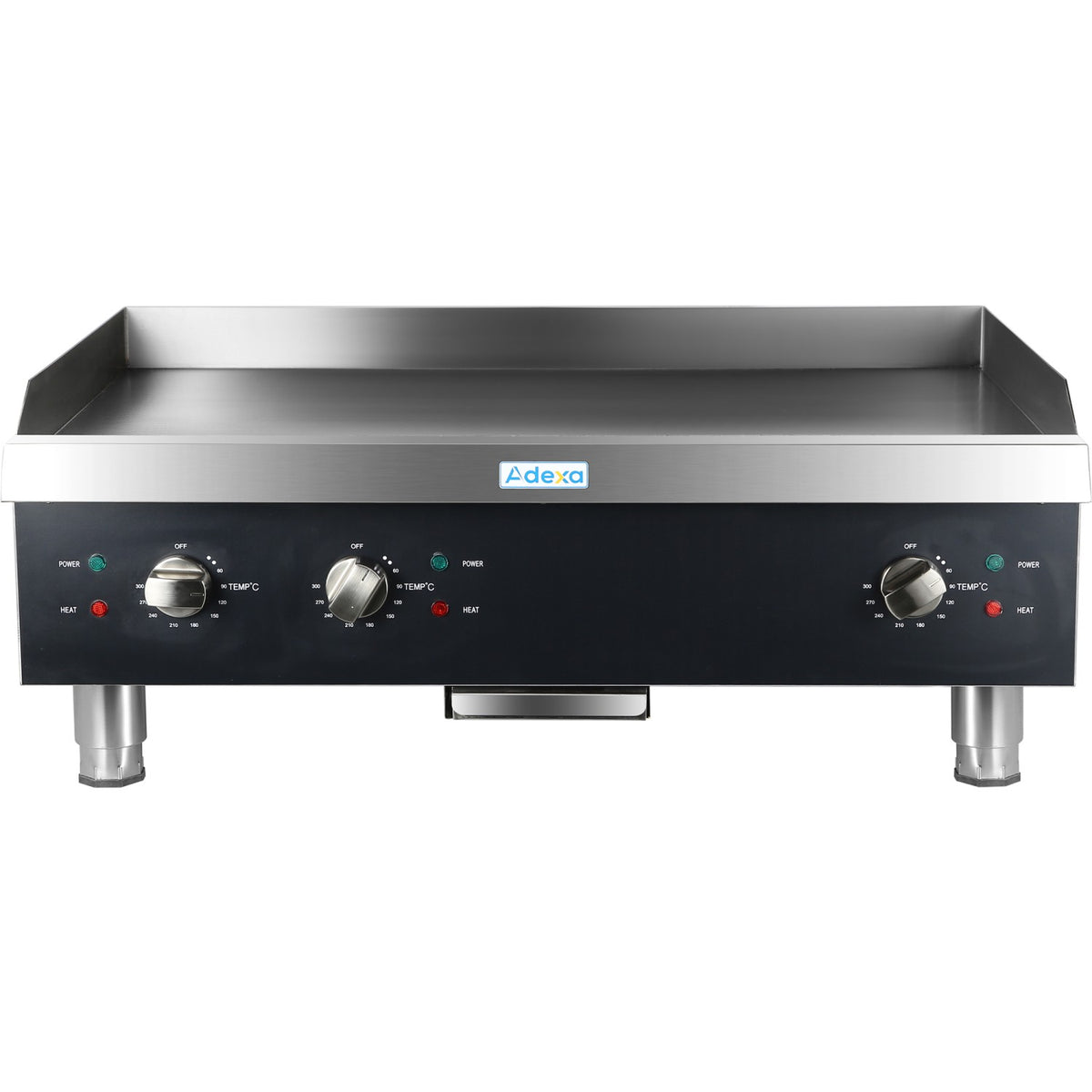 Commercial Griddle Smooth 915x620x360mm 12kW Electric - HEG836