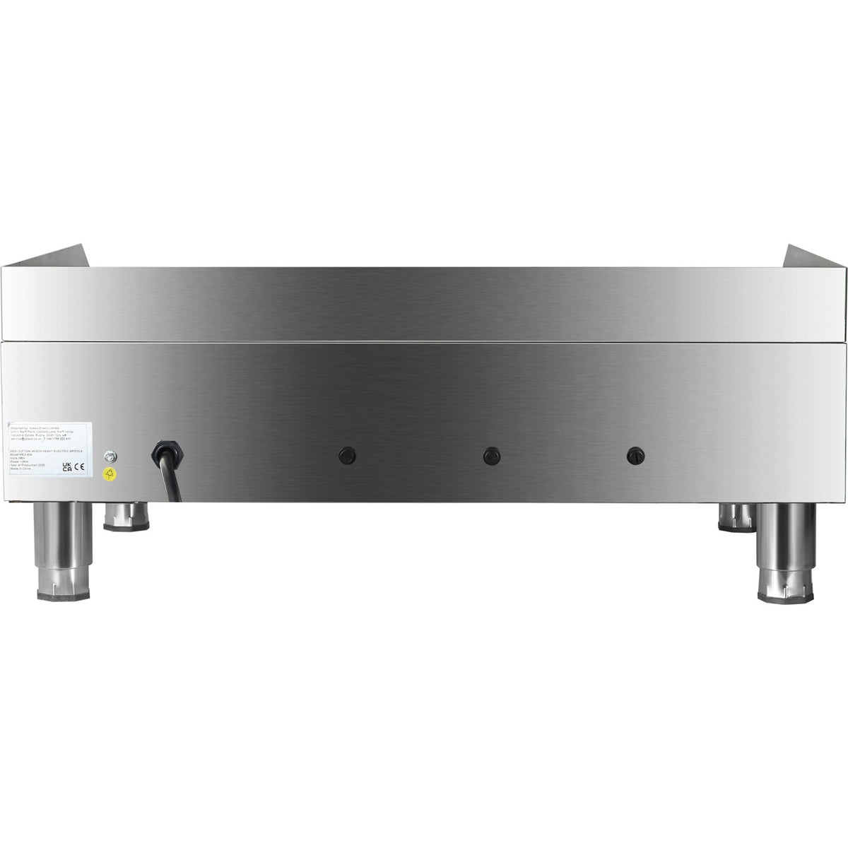 Commercial Griddle Smooth 915x620x360mm 12kW Electric - HEG836