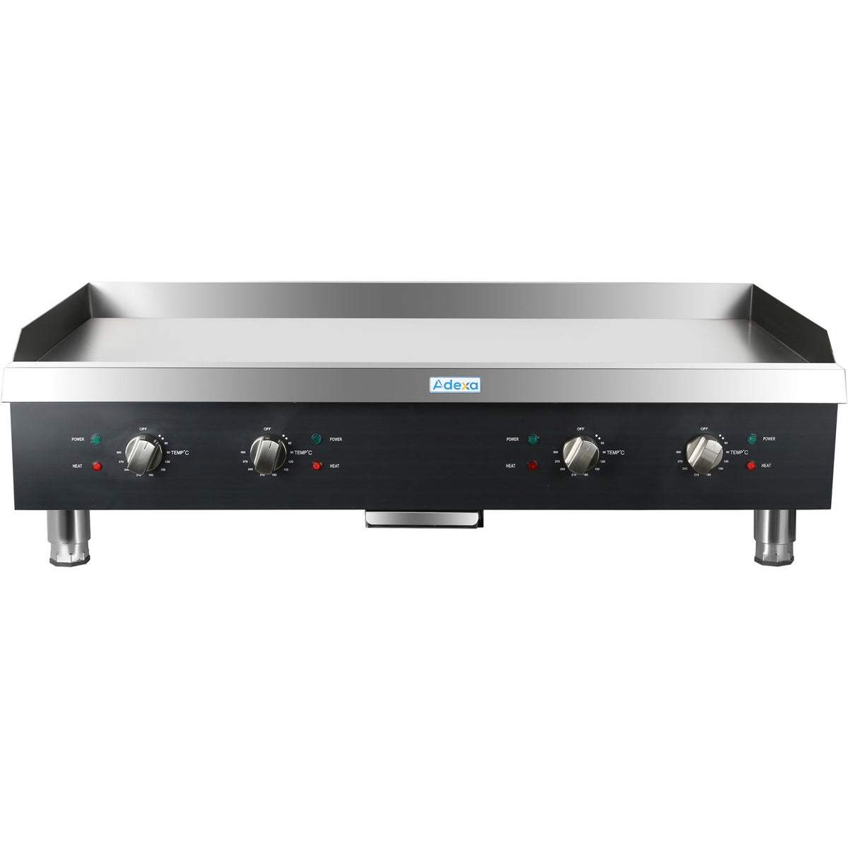 Commercial Griddle Smooth 1215x620x360mm 16kW Electric - HEG848