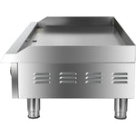Commercial Griddle Smooth 1215x620x360mm 16kW Electric - HEG848