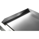 Commercial Griddle Smooth 1215x620x360mm 16kW Electric - HEG848