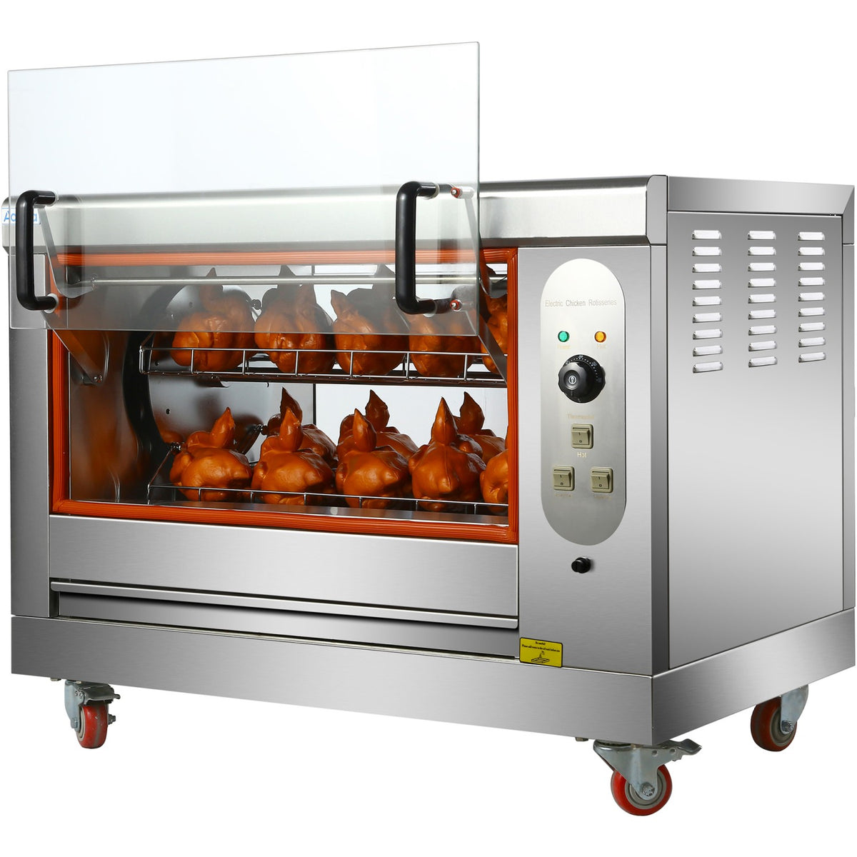 Professional Chicken Rotisserie Oven Electric 4 baskets 12-16 chickens - HEJ268