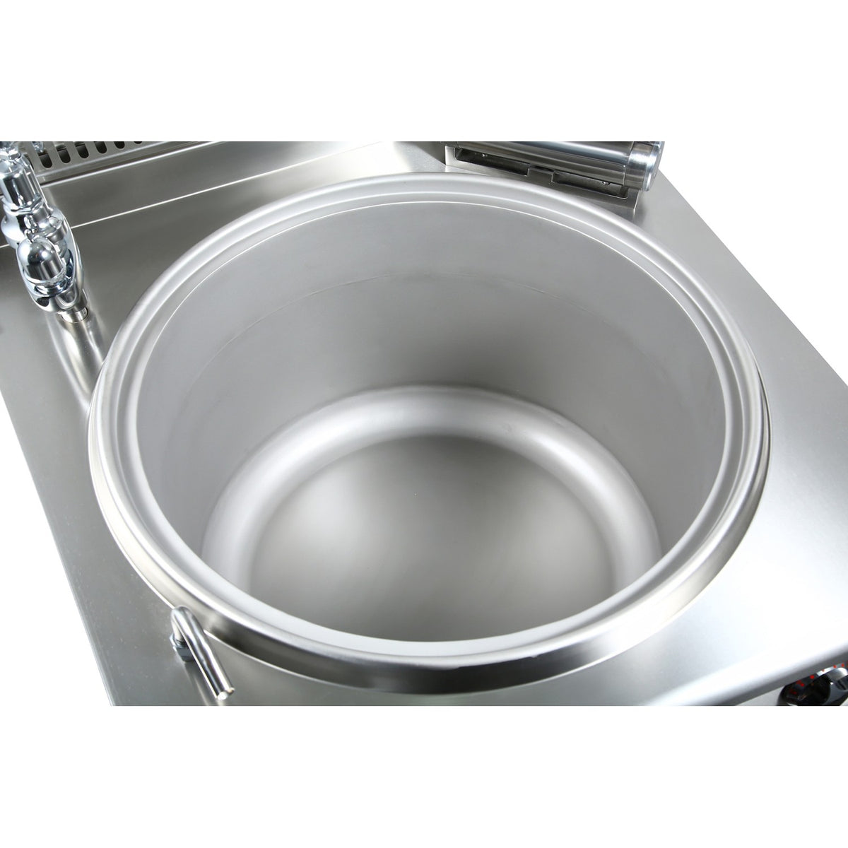 Commercial 100L Electric Soup Kettle Stainless Steel 800 x 900 x 920mm - HEK100