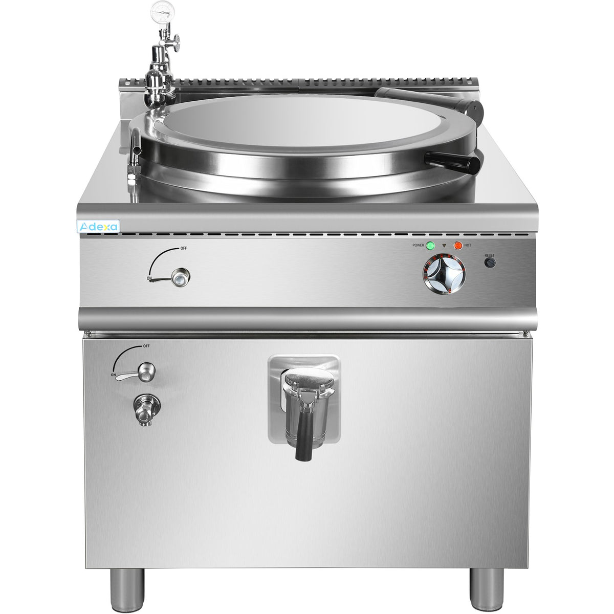 Commercial 100L Electric Soup Kettle Stainless Steel 800 x 900 x 920mm - HEK100