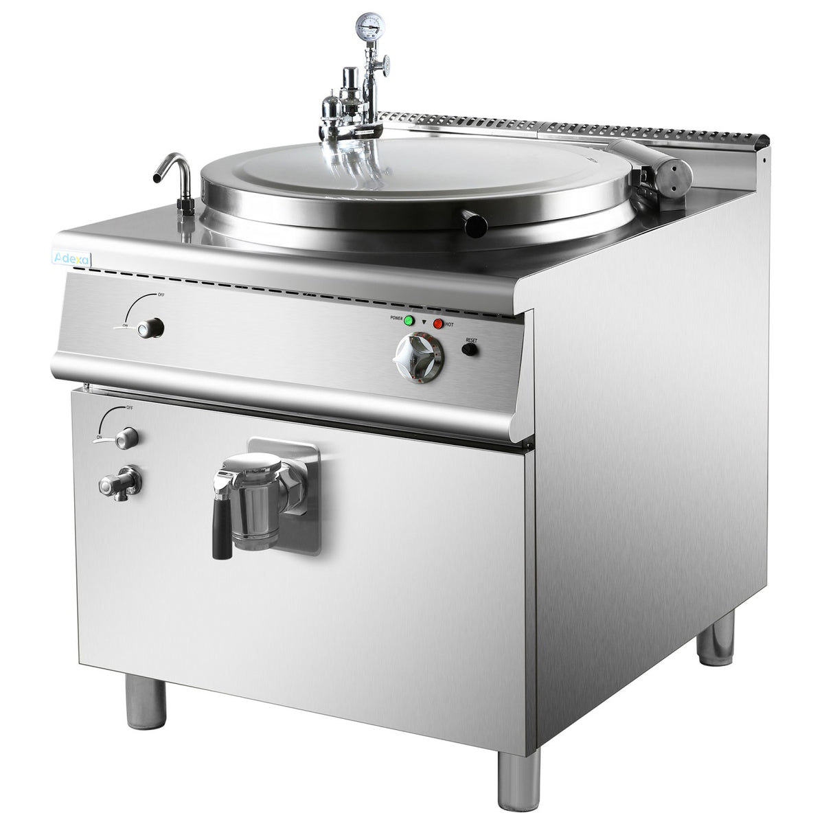 Commercial 100L Electric Soup Kettle Stainless Steel 800 x 900 x 920mm - HEK100