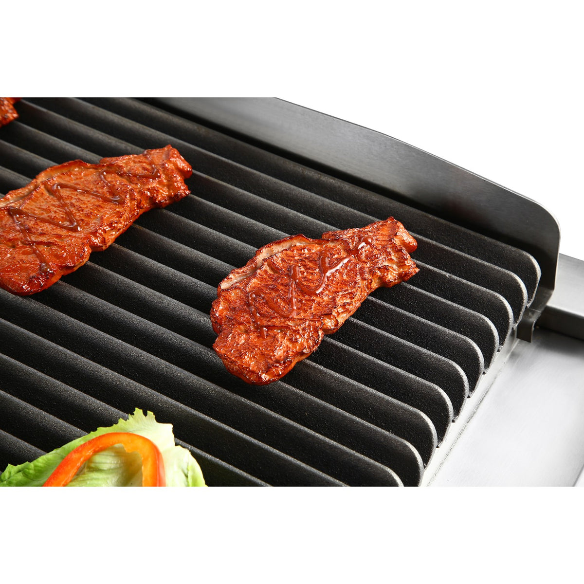 Professional Electric Lava Rock Grill with Cabinet Base 9kW 700mm Depth - HEL707A