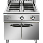 Professional Pasta cooker 40 Litres Electric 18kW Floor standing with Cabinet Base 900mm Depth - HEN915A