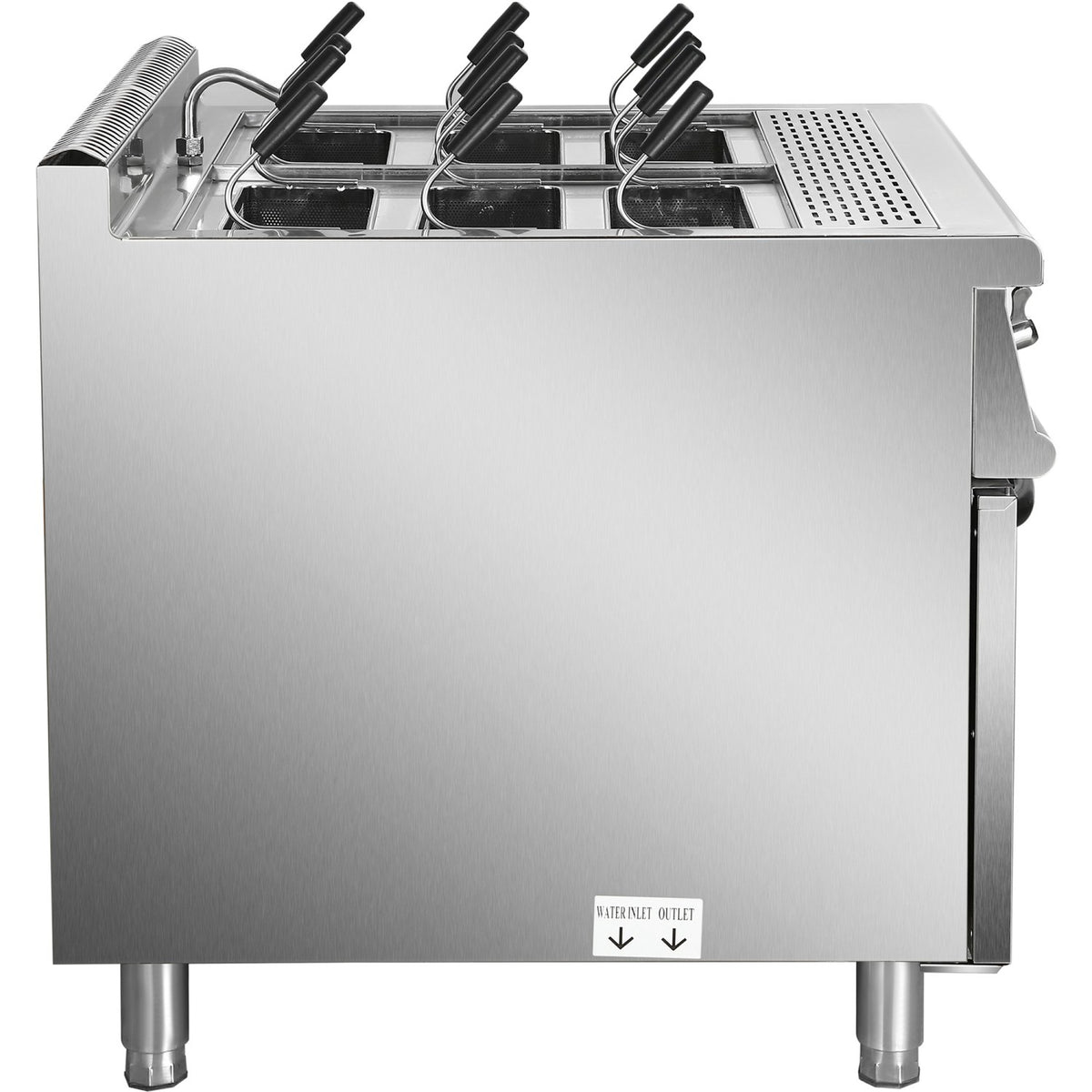 Professional Pasta cooker 40 Litres Electric 18kW Floor standing with Cabinet Base 900mm Depth - HEN915A