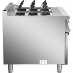 Professional Pasta cooker 40 Litres Electric 18kW Floor standing with Cabinet Base 900mm Depth - HEN915A