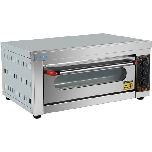 Commercial Electric Bakery Oven 1 Chamber 4000W 400x600mm Tray Stainless Steel - HEO11D