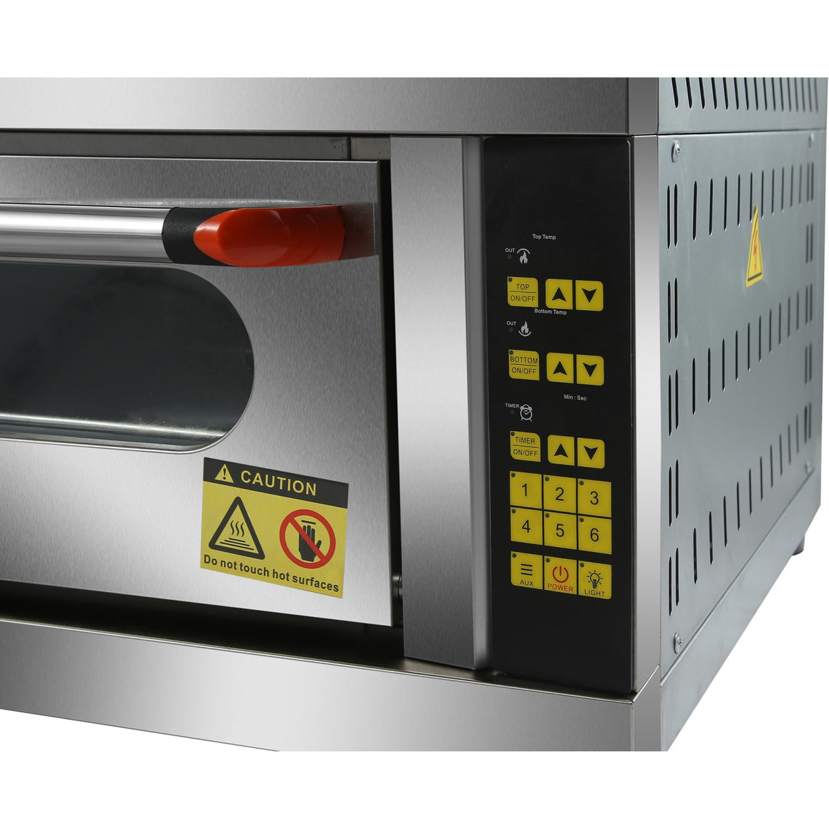 Commercial Electric Bakery Oven with Chamber Size 860x640x220mm 7kW - HEO12Q