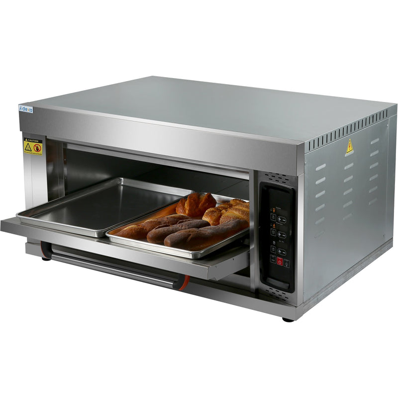 Commercial Electric Bakery Oven with Chamber Size 860x640x220mm 7kW - HEO12Q