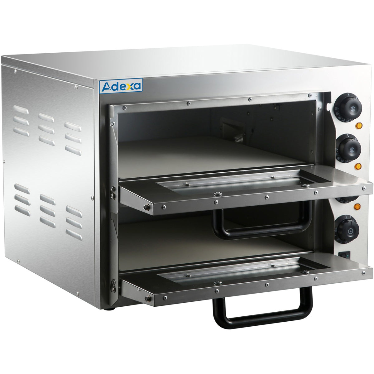 Electric Pizza oven 4+4 pizzas of 8'' - HEP2ST
