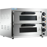 Electric Pizza oven 4+4 pizzas of 8'' - HEP2ST
