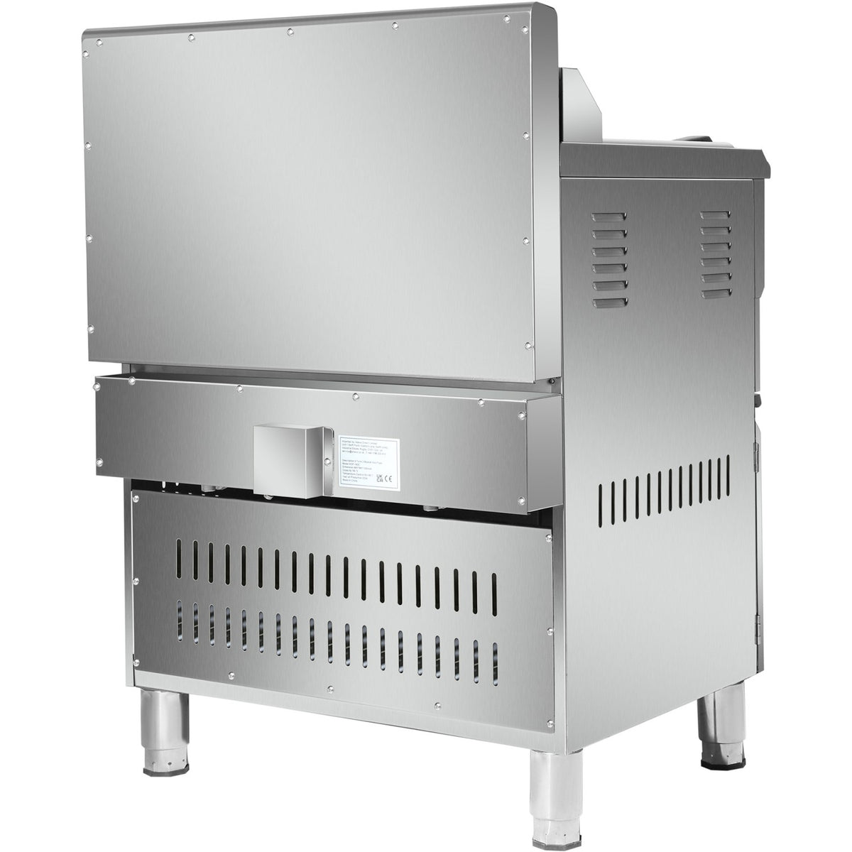 Professional Twin Basket Free standing Gas Fryer Twin tank 36 litres - HGF182C