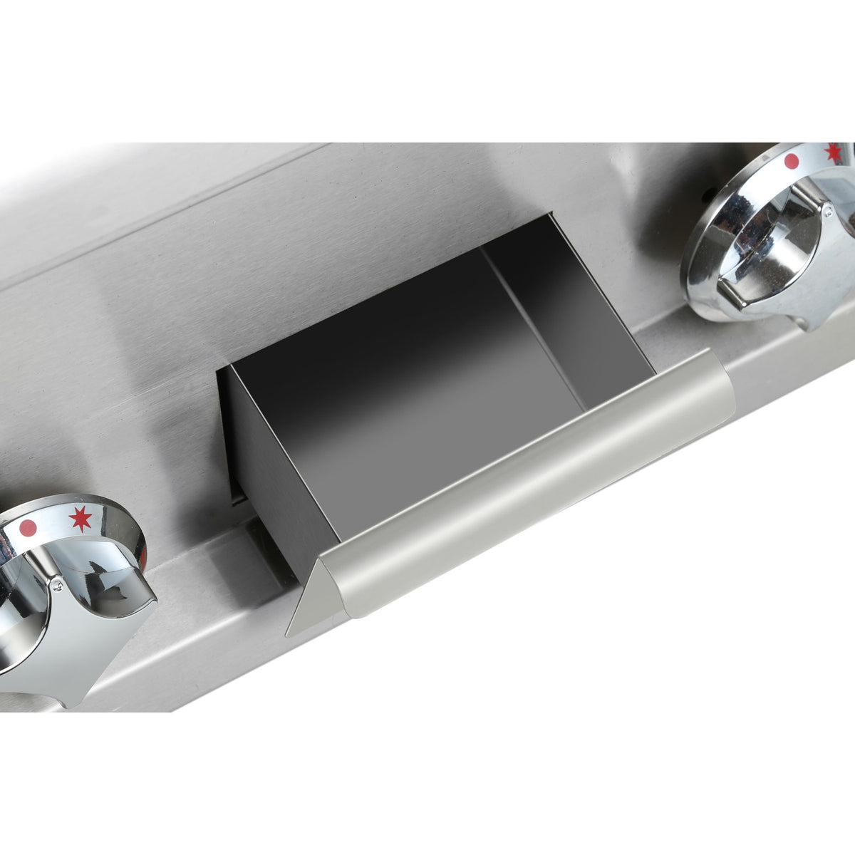 Commercial Gas Lava rock Grill 2 zones Countertop - HGL607