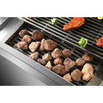 Professional Gas Lava Rock Grill with Cabinet Base 18kW 900mm Depth - HGL907