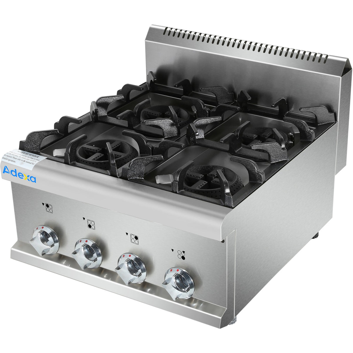 Commercial Gas boiling top 4 burners 14.2kW - HGR605