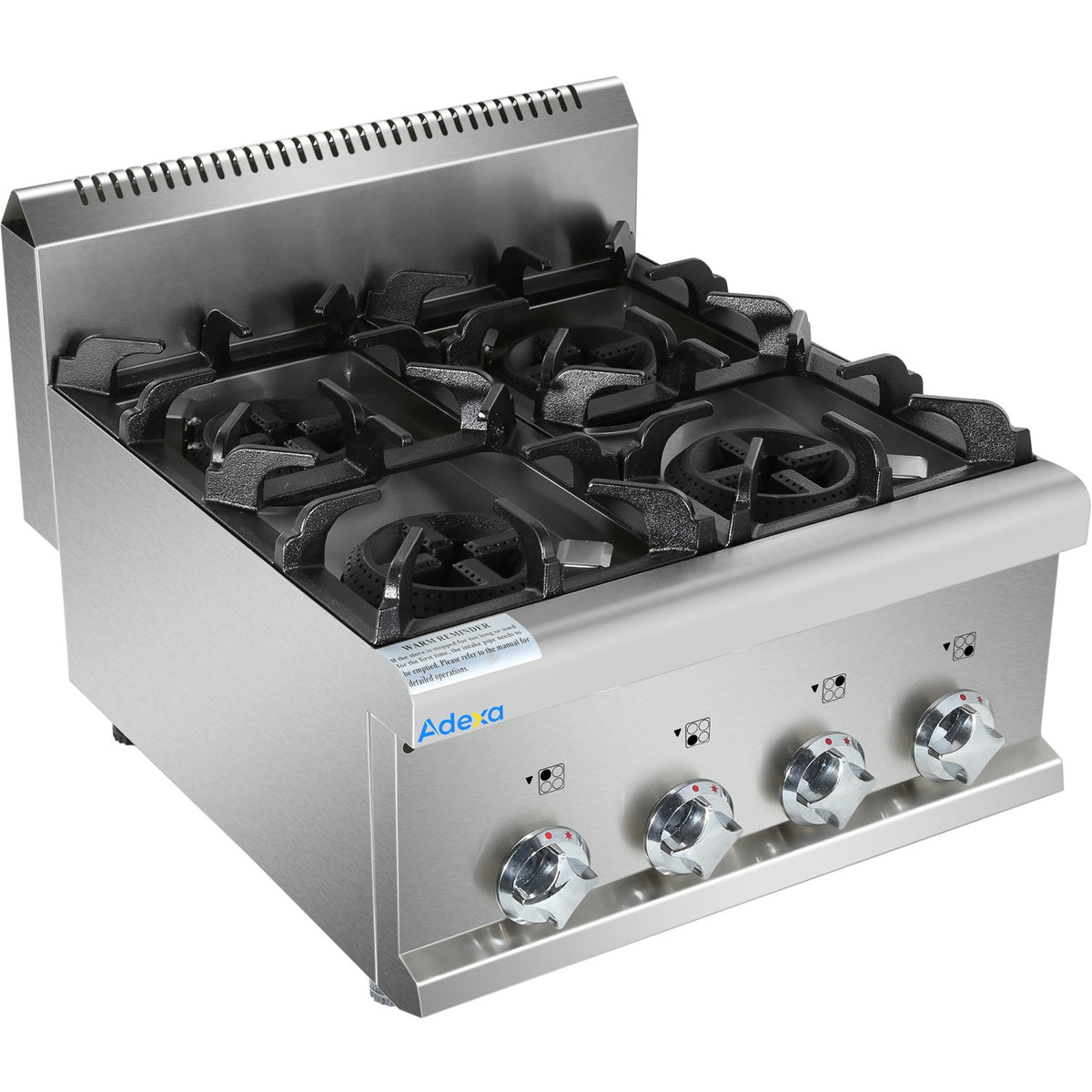 Commercial Gas boiling top 4 burners 14.2kW - HGR605