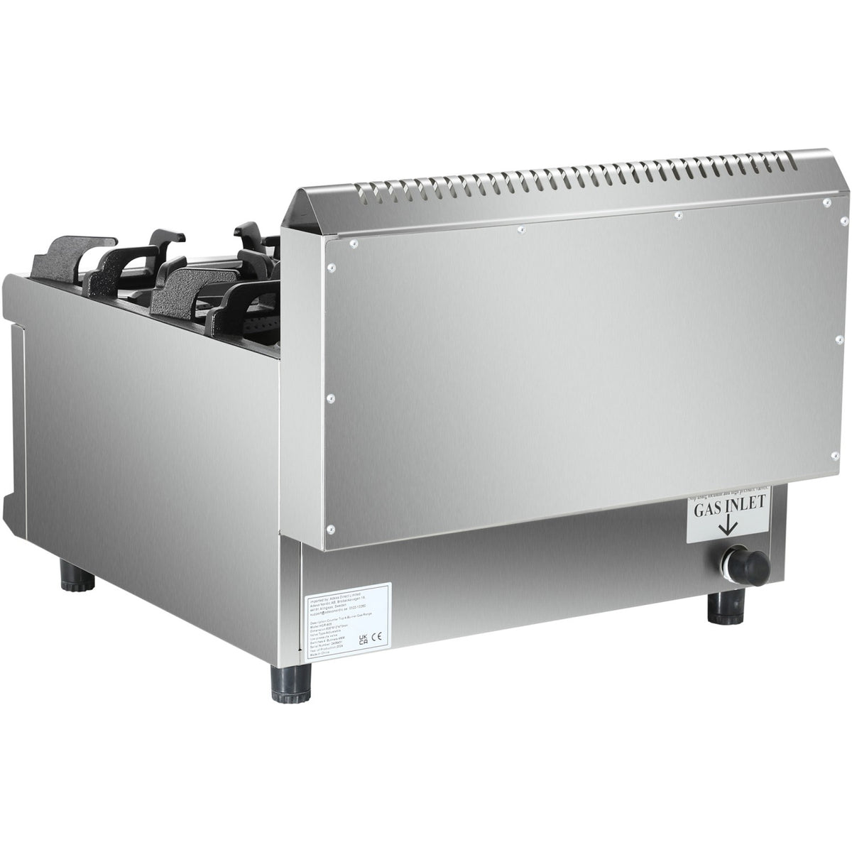 Commercial Gas boiling top 4 burners 14.2kW - HGR605