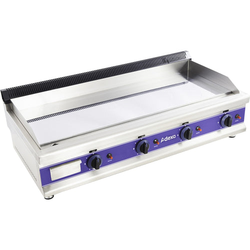 Commercial Gas Griddle Smooth 4 zone 12kW Table top - HGT1100