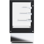 Cake Display Showcase 1500mm 3 Shelves Black & Stainless Steel - HL1500B3