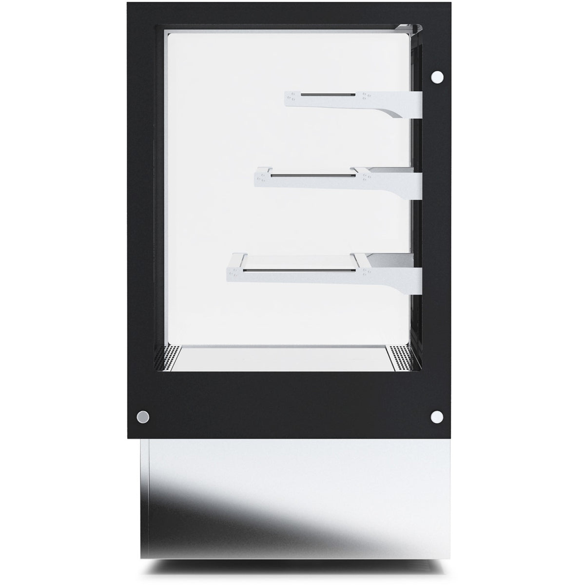 Cake Display Showcase 1800mm 3 Shelves Black & Stainless Steel - HL1800B3