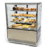 Cake Display Showcase 1000mm 3 Shelves Black & Stainless Steel - HL1000ER3