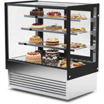 Cake Display Showcase 1500mm 3 Shelves Black & Stainless Steel - HL1500B3