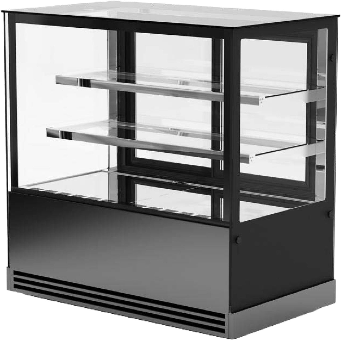 Cake Display Showcase 1000mm 2 Shelves Black - HL1000ER2B