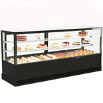Cake Display Showcase 2000mm 2 Shelves Black - HL2000ER2B