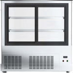 Cake Display Showcase 1000mm 2 Shelves Black - HL1000ER2B