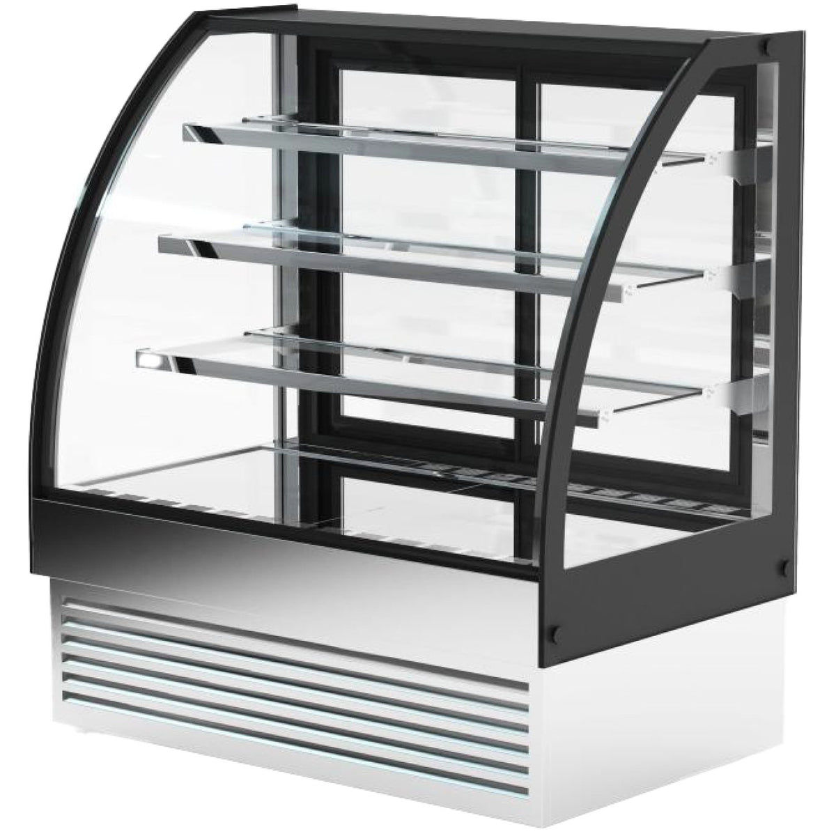 Cake Display Showcase 700mm 3 Shelves Stainless Steel - HL700S3