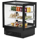 Commercial Refrigerated Display Cabinet 215L 0 to 10°C Ventilated Cooling 900 × 560 × 880mm - HL900RTD