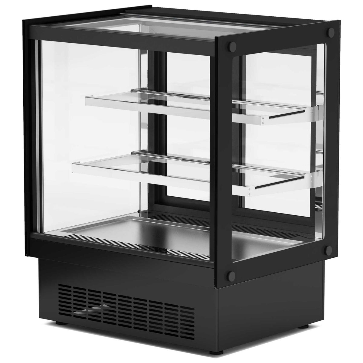 Commercial Refrigerated Display Cabinet 215L 0 to 10°C Ventilated Cooling 900 × 560 × 880mm - HL900RTD