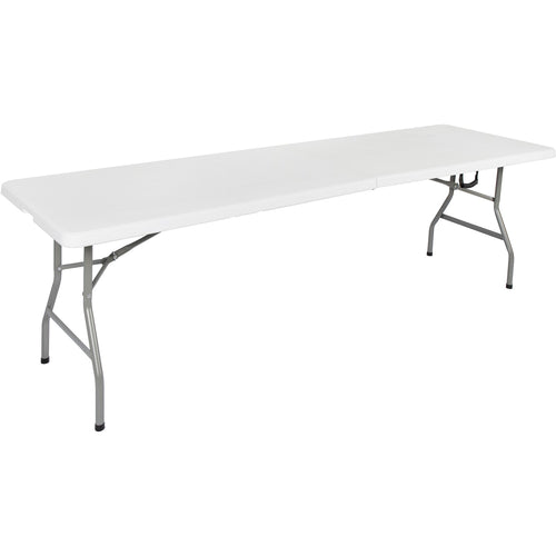 Folding Banquet Bench Table 8ft White 2400x760x740mm - HQZ240