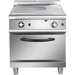 Gas Solid Top with Gas Oven 10kW+5.8kW 700mm Depth - HRQ711