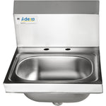 Wall mounted Hand Sink Deck mounted faucet Stainless steel - HS12DH